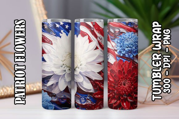 3D Chrysanthemums Flower Tumbler 2: A Guide to Digital Sublimation Design