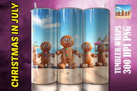 3D Gingerbread Men Tumbler 5 Design Guide