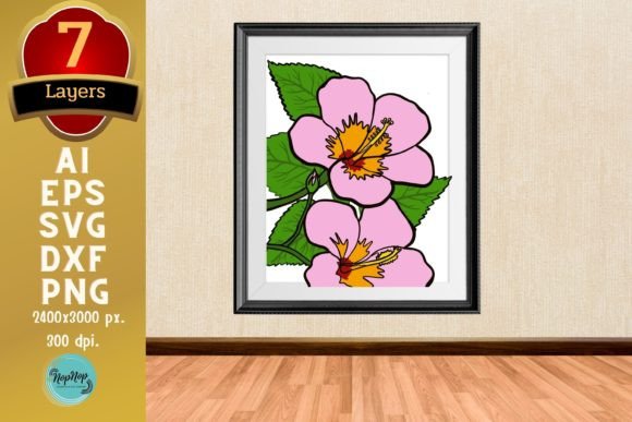 3D Layered Flowers: Digital Designs for Crafters