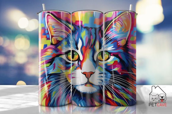 3D Pop Art Resin Tumbler Wrap: Elevating Custom Drinkware with Digital Precision
