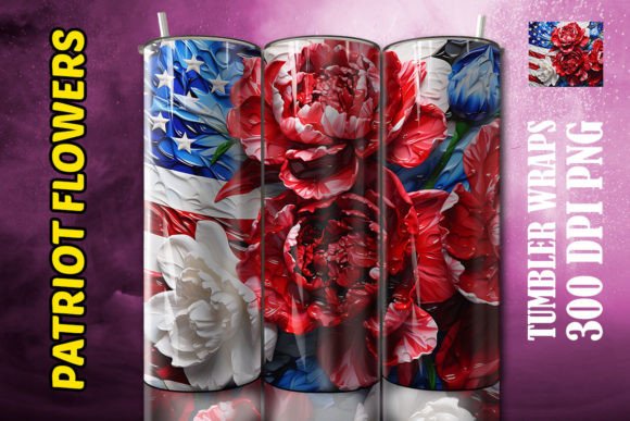 3D Red Peonies Flower Tumbler Design Guide