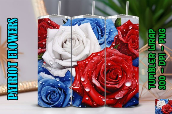 3D Red Roses Flower Tumbler: Elevating Drinkware with Digital Sublimation Art