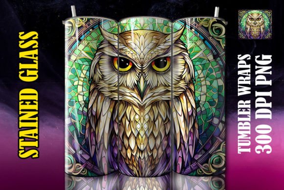 3D Snowy Owl Mystical Tumbler 3 Design Guide