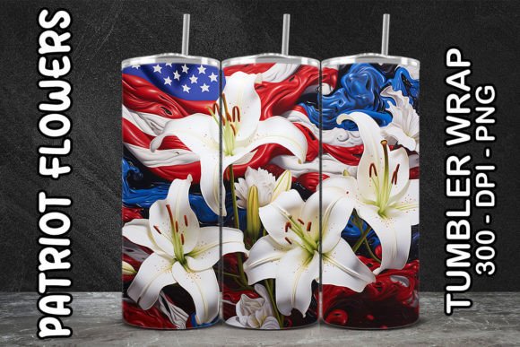 3D White Lilies Flower Tumbler 4: Strategic Asset Integration for Sublimation Businesses