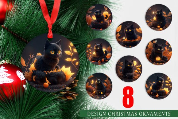 Christmas Ornament 3D Black Cat: Evaluating Printable Design Assets