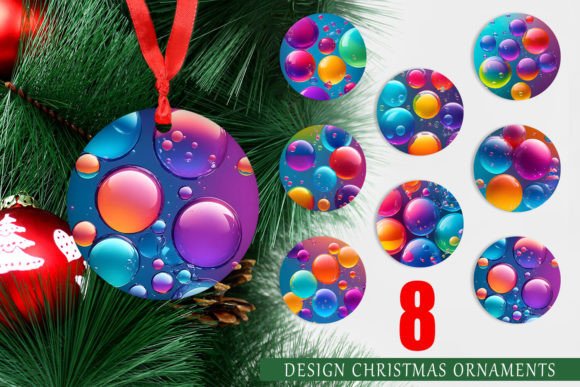 Christmas Ornament 3D Colorful Bubble: A Guide to High-Resolution Printable Designs