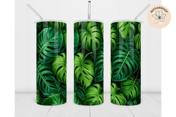 Elevating Custom Drinkware: The Strategic Value of the 20oz 3D Monstera Leaves Plant Tumbler Digital Asset