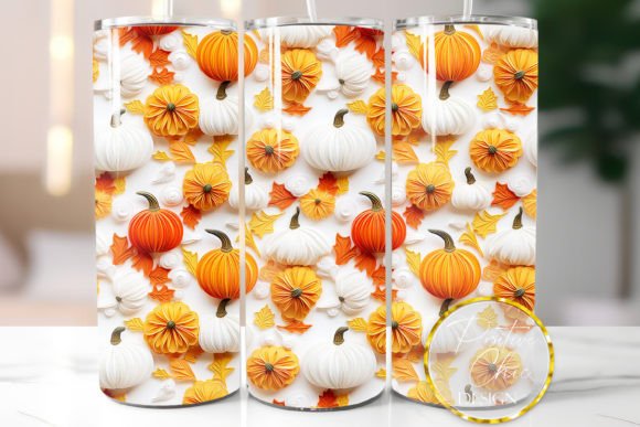 Evaluating the 3D Autumn Tumbler Wrap Sublimation PNG for Professional Production