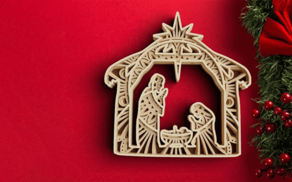 Evaluating the 3D Christmas SVG 5 Layer Nativity Svg for Holiday Crafting Projects