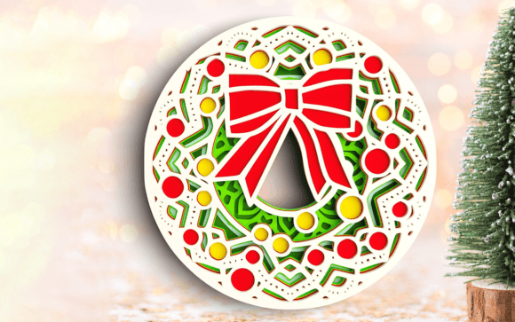 Evaluating the 3D Floral Wreath SVG DXF 6 Layers Design for Layered Crafting