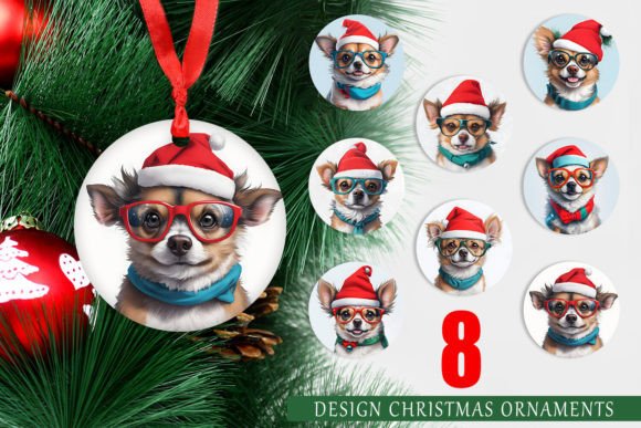 Evaluating the Christmas Ornament 3D Dog Wearing Glasses Design for Custom Holiday Decor