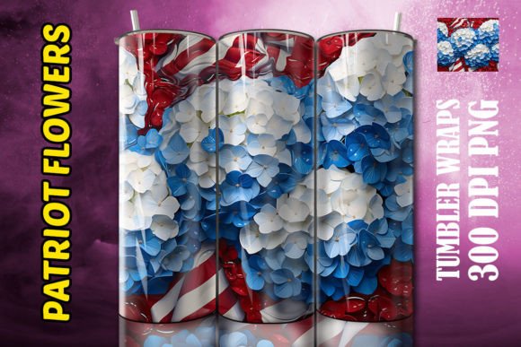 Mastering Sublimation Design with 3D Blue Hydrangeas Flower Tumbler Wraps