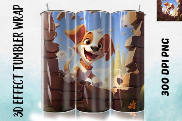 Mastering Sublimation Design with the 3D Dog Flower Tumbler 10 Digital Asset