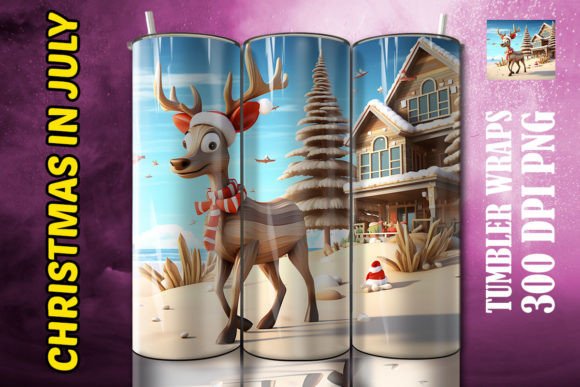 Mastering the 3D Reindeer Tumbler Wrap: A Complete Guide to Digital Sublimation Files