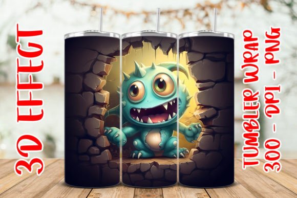 Maximizing Sublimation Quality with the 3D Cute Monster Flower Tumbler 4 Design