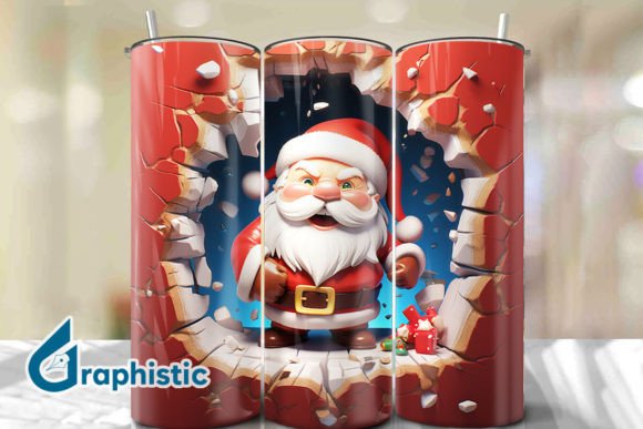 Unlocking Holiday Creativity: A Guide to Santa 3D Smash Wall Art Digital Backgrounds